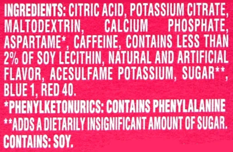 8 10-Packet Boxes Crystal Light Energy Boost Raspberry Lemonade Drink Mix