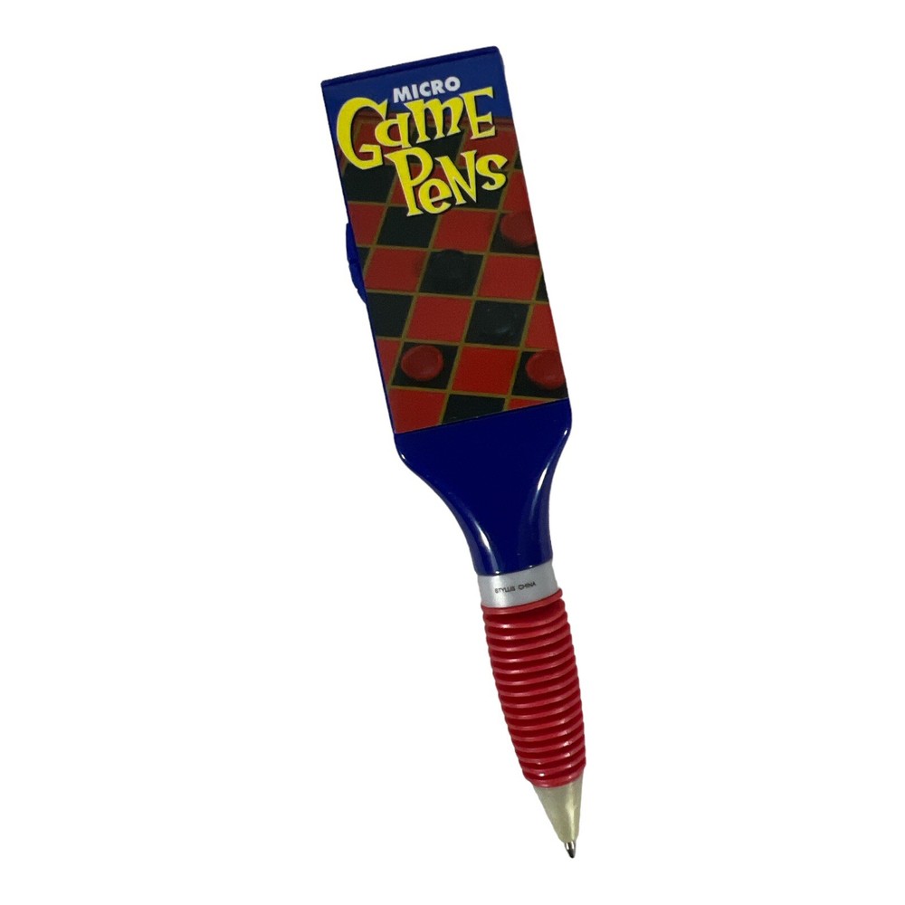 Checkers Micro Pen Unknown Year NWOT Pen Works
