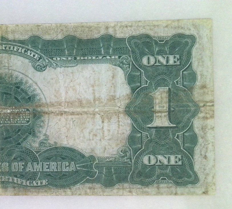 1899 Black Eagle $1 Silver Certificate Fr. 236 Speelman, White