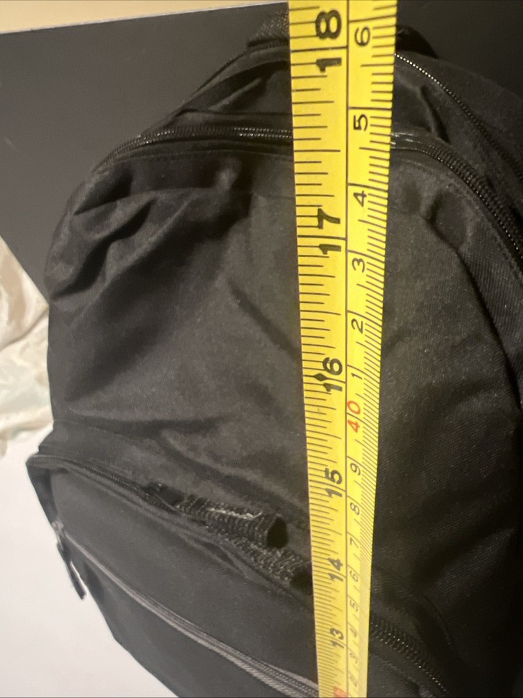 BN NT Solid Black Backpack 13.5" Length, 16" Height, 4.25" Depth