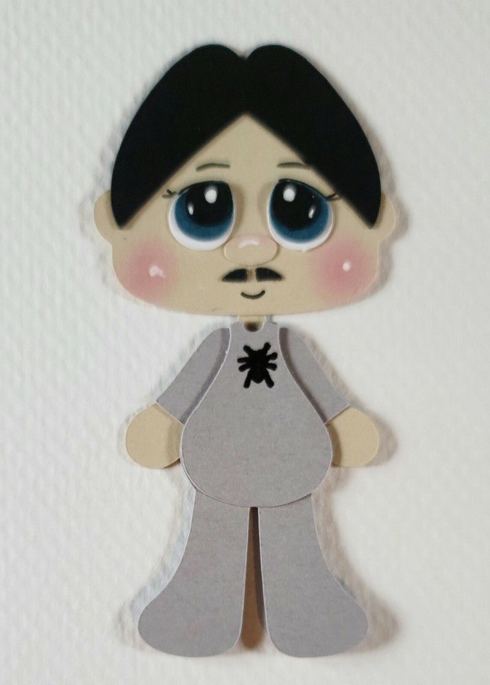 Addams Family Pubert. Scrapbook, Card making Paper Piecing.