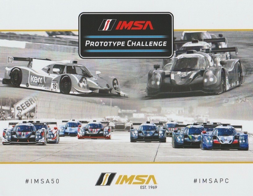 2019 IMSA Prototype Challenge thinstock blankback postcard