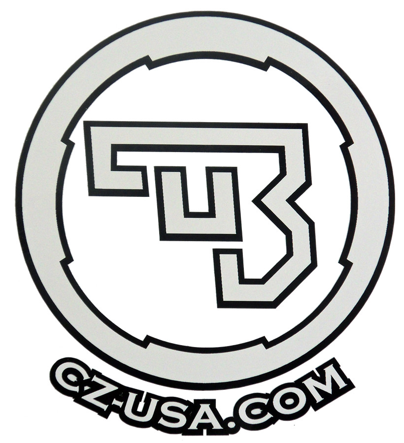 CZ USA Decal Sticker OEM NEW White Black