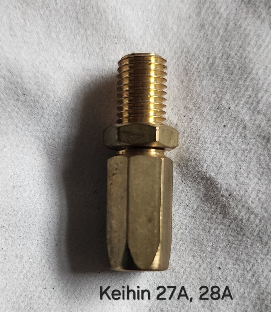 Keihin Cable Adjuster and Nut 27A, 28A