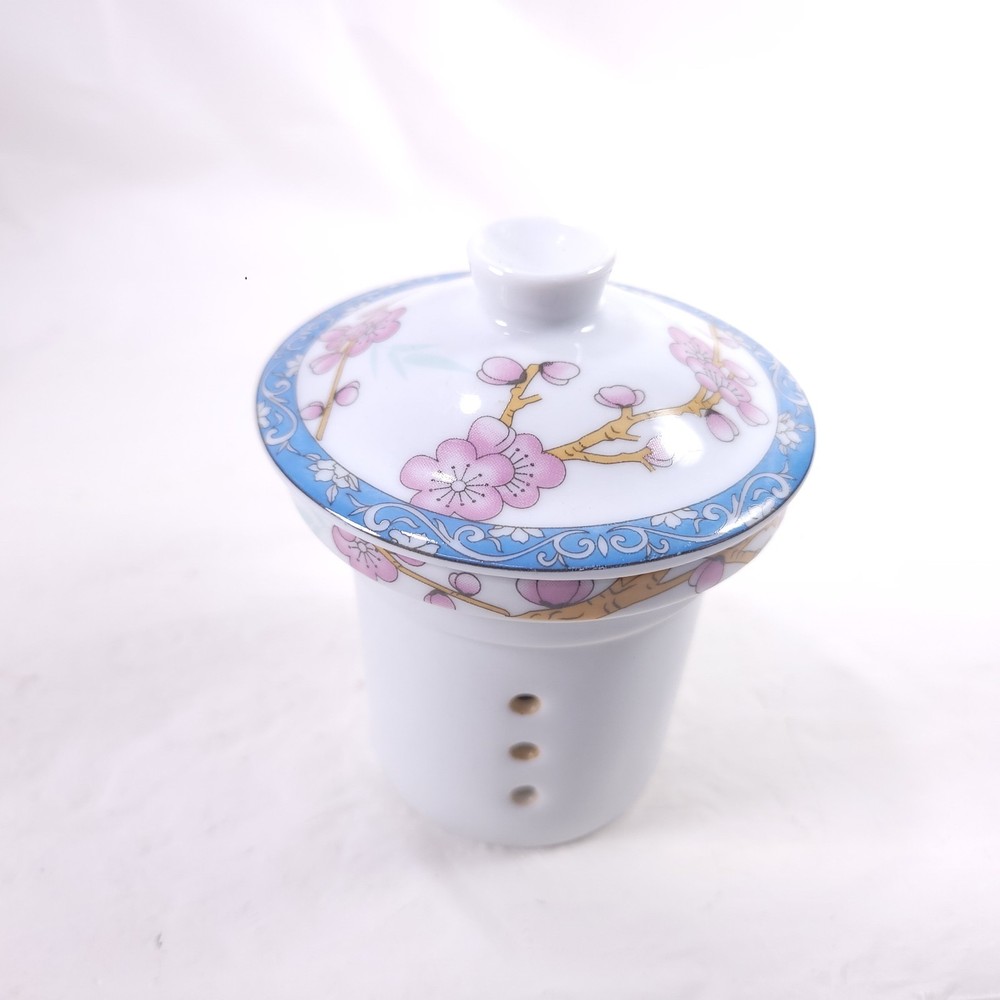 Tea Infuser Insert Only Floral Ceramic