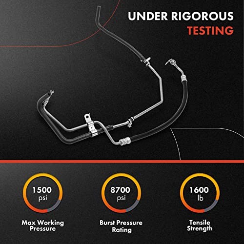Power Steering Pressure & Return Hoses Line Assembly Compatible with Toyota