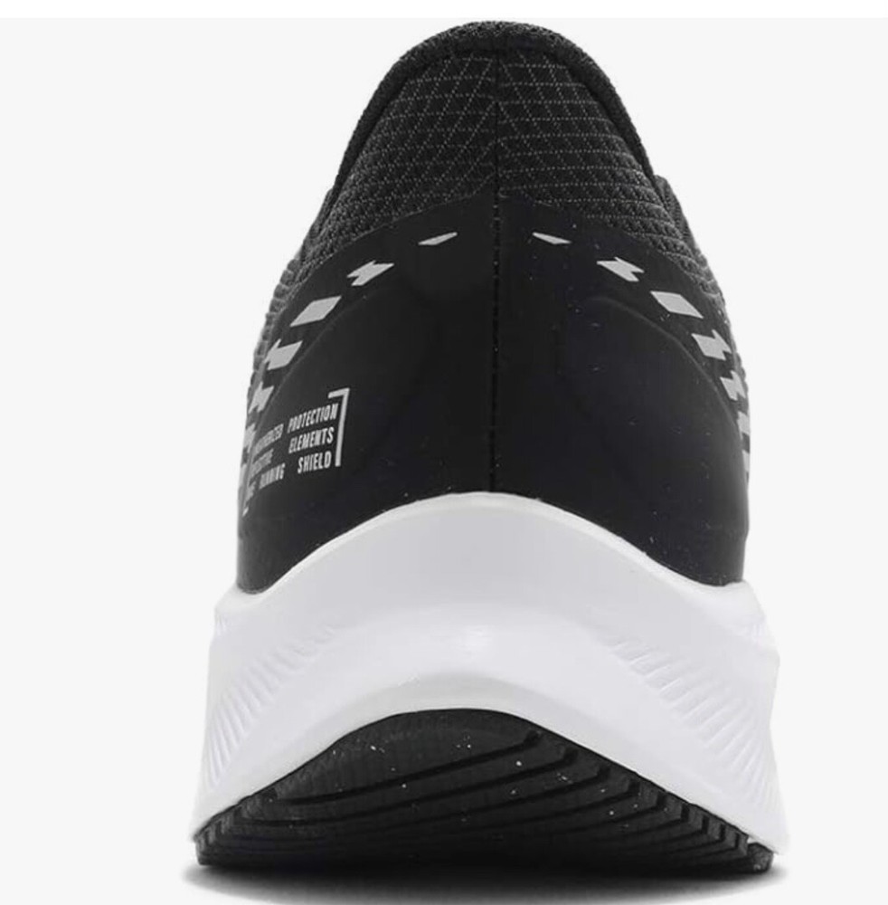 Size 9 - Nike Quest 3 Shield Black Metallic Silver