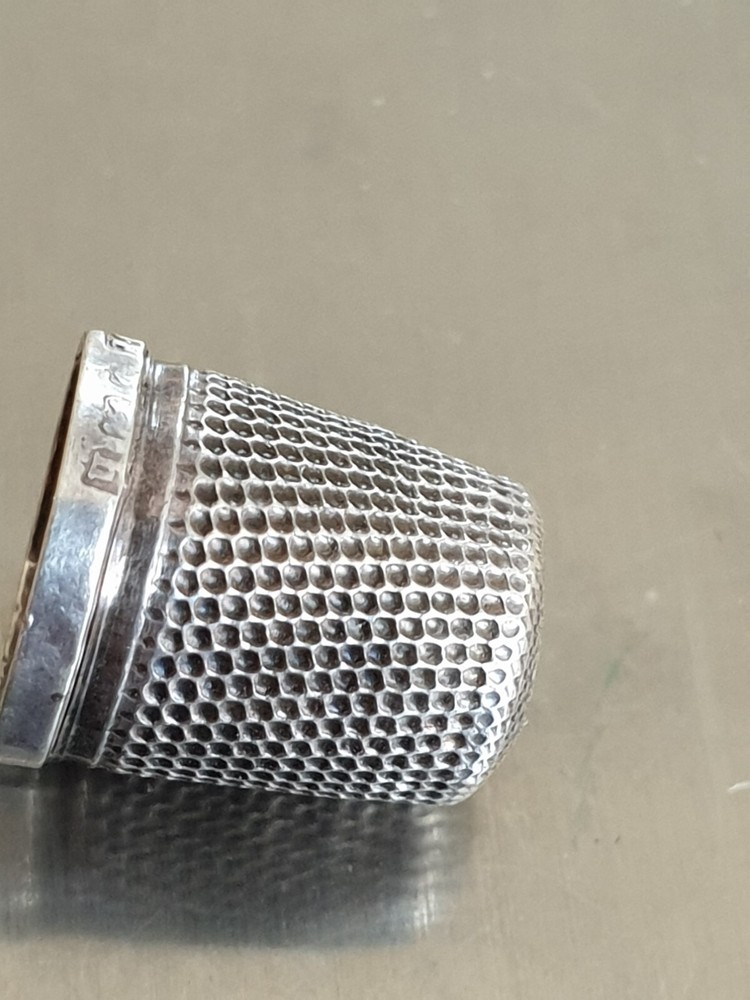 Antique Solid Sterling Miniatures Thimble