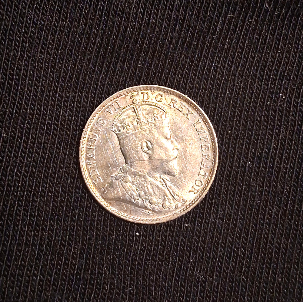 CANADA-1906 5 CENT SILVER-UNCIRCULATED