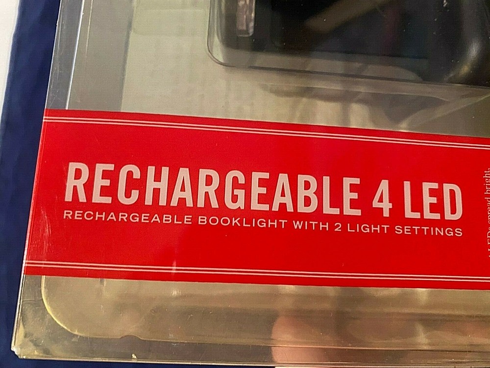Bookmarked Rechargeable 4 LED Book Light