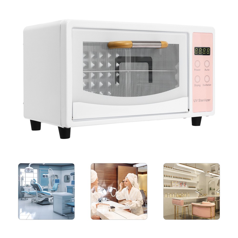Multi-Functional Nail Cleaner Box Nail Tool Sterilizer Tabletop Drying Box 160W