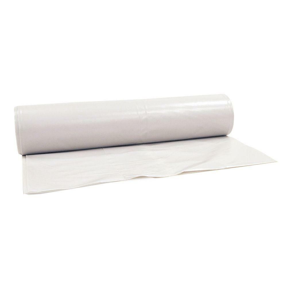 HUSKY Plastic Sheeting 10 ft. x 100 ft. Clear 2 mil. Polyethethylene 9.57 lb