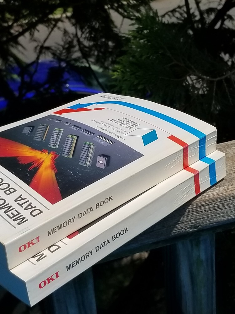 1 OF 2 VINTAGE ELECTRONICS BOOKS DATA OKI MEMORY 3RD EDITION 1987