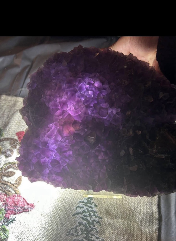 Purple Fluorite Cluster Raw