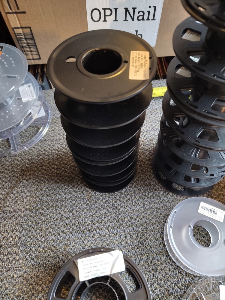 Reusable Filament Spool – Empty Refill Holder, Multi-Use Organizer .25kg Spools