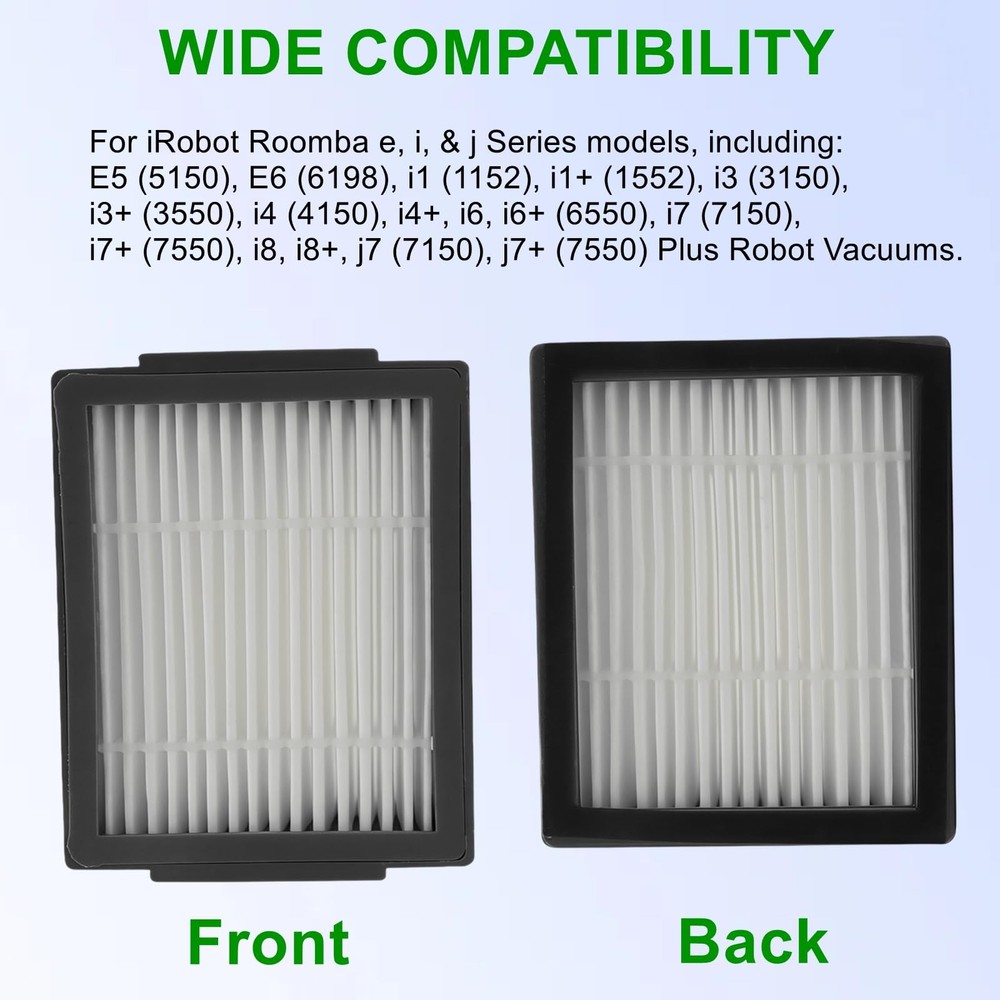 10 Pack High-Efficiency Filter Replacement for Roomba e, i & j Series -...