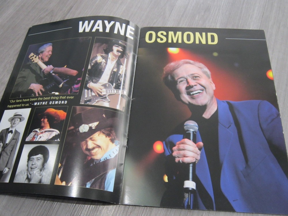 Concert programme ,The Osmond's ,2006