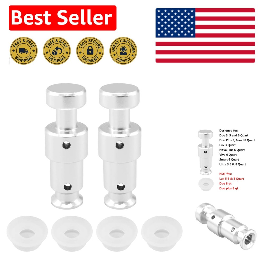Instant Pot Replacement Float Valves - 2 Valves & 4 Silicone Caps for Efficiency