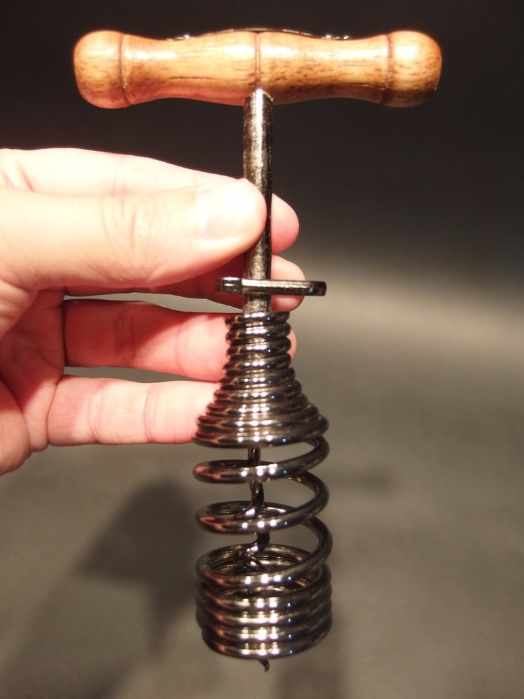 Antique Vintage Style Spring Assisted Direct Pull Corkscrew Wine Bottle Opener