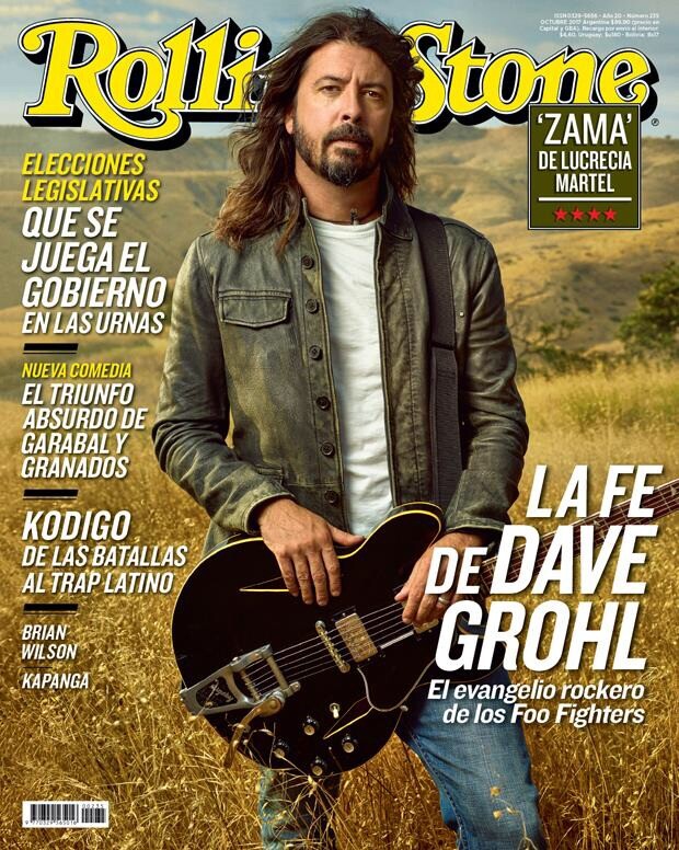 FOO FIGHTERS - DAVE GROHL - Rolling Stone Magazine # 235 October 2017 Argentina