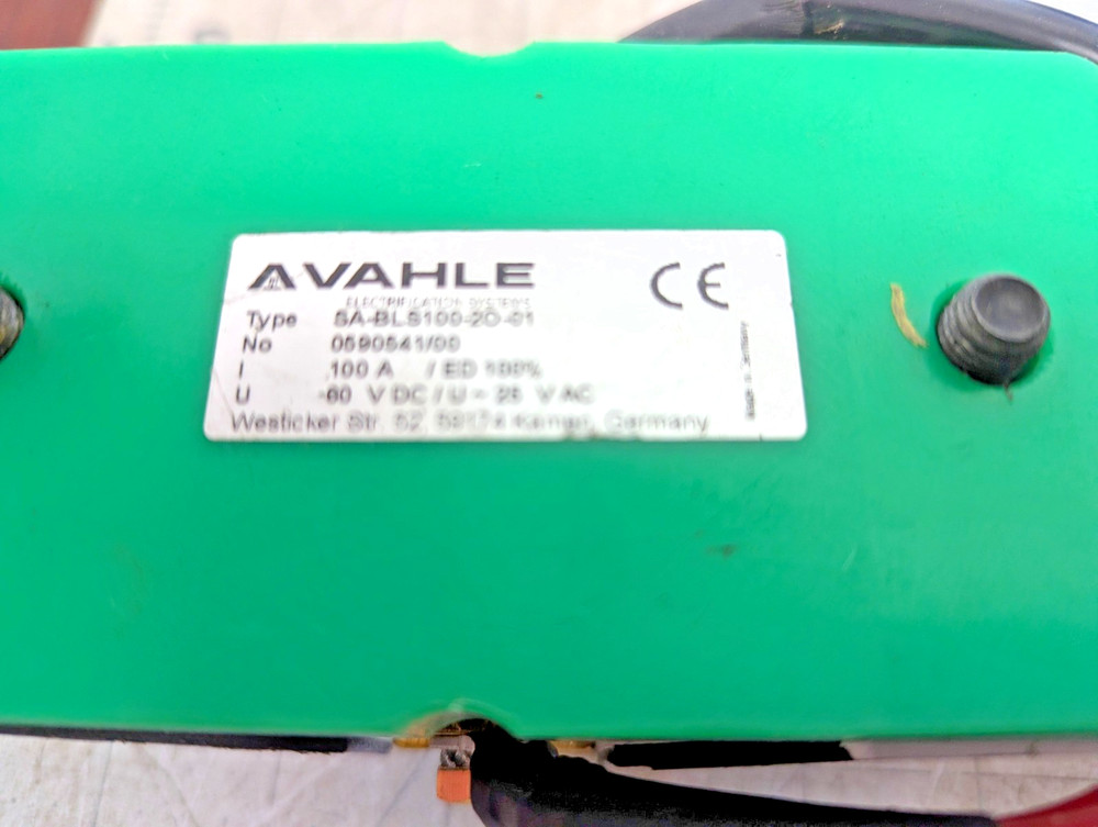 Vahle 2 Pole Current Collector Charging Contacts BLS 100 NEW PULL [B9B3]