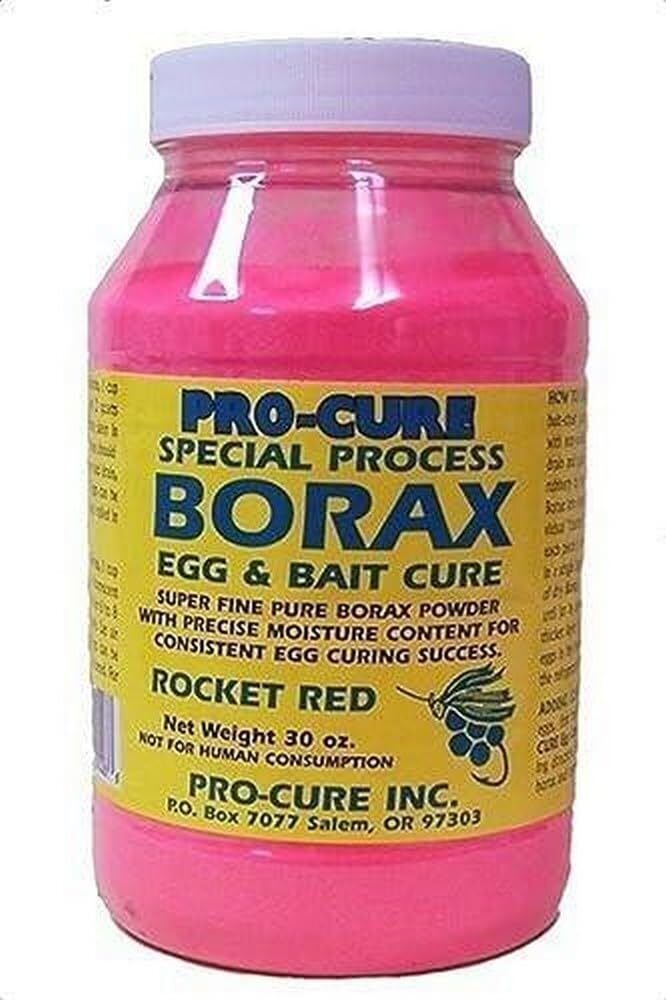 Pro-Cure Borax Egg and Bait Cure, 30 Ounce, Rocket Red