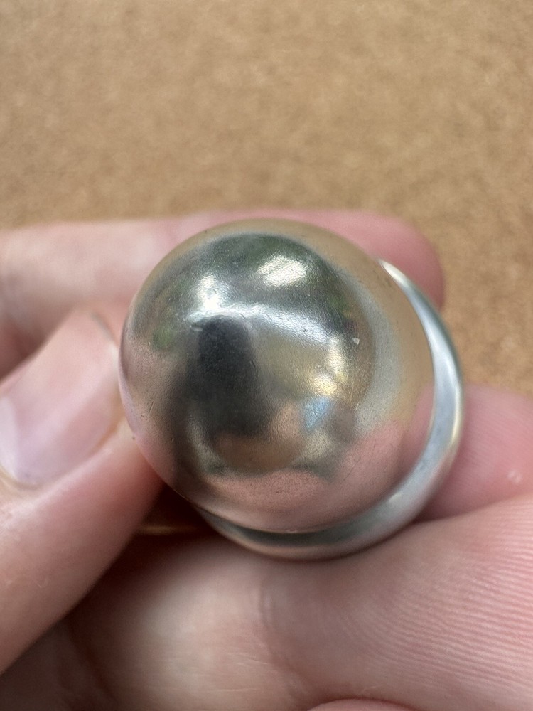 Antique Sterling Silver Acorn Shaped Chatelaine Thimble Holder Pendant