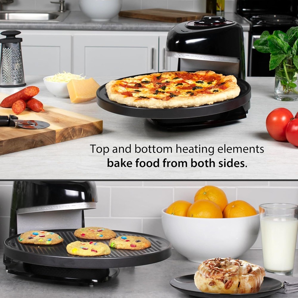 03430 Pizzazz Plus Rotating Oven Black