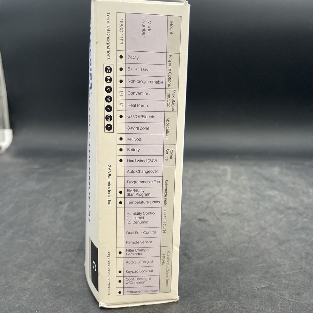 1F83C-11PR Emerson Programmable Wall Thermostat