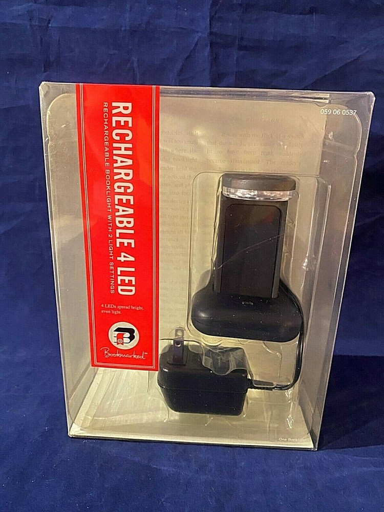 Bookmarked Rechargeable 4 LED Book Light