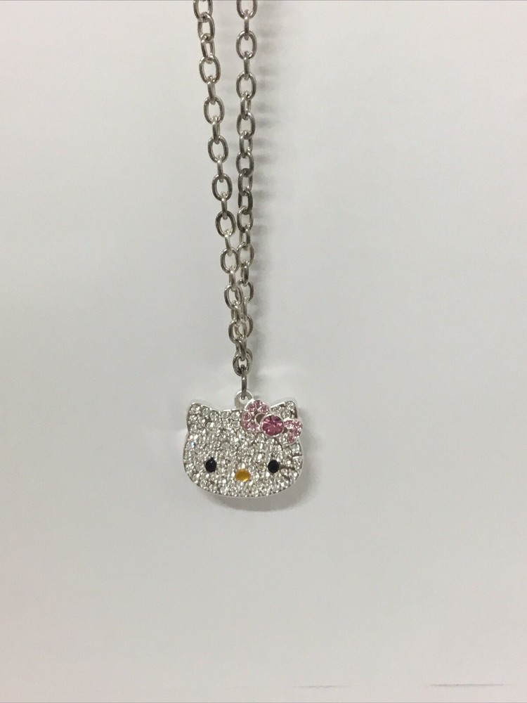 Hello Kitty 40 Year Anniversary Necklace with Solid Scented Perfum Touched