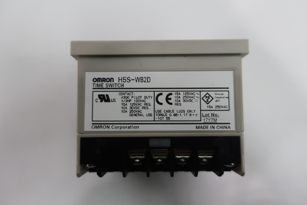 Omron H5S-WB2D Time Switch 24v-dc