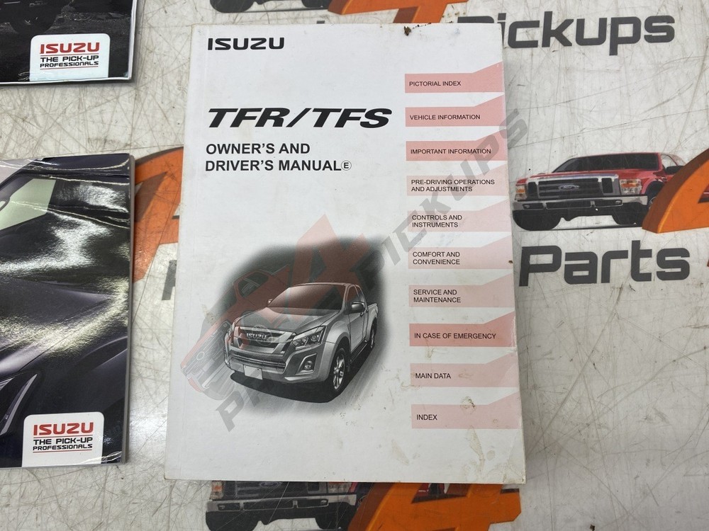 2017 Isuzu D-max Eiger Owners Manual 2017-2021