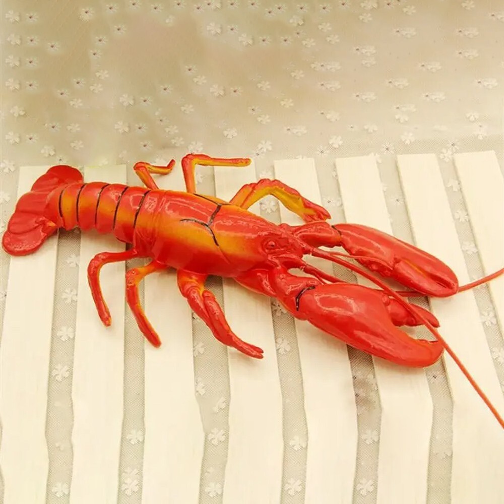 Creative Lifelike Red Lobster Decor for Kitchen Realistic Lobster Model