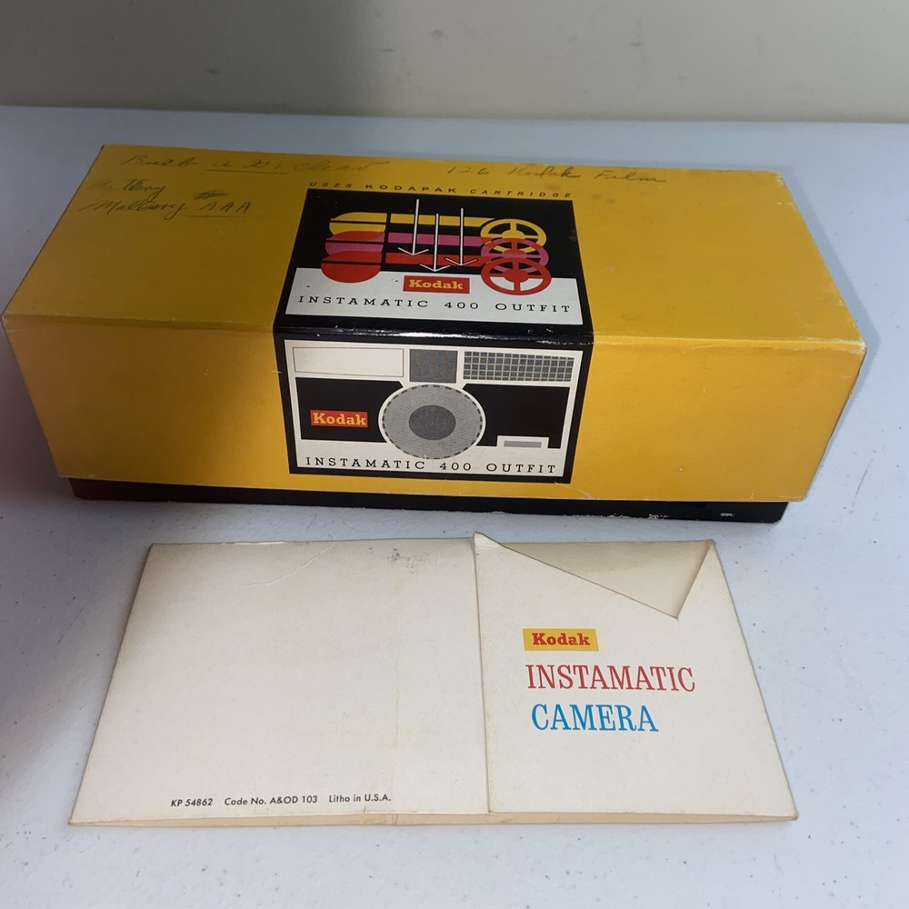 Kodak Instamatic 400 Outfit Camera  - EMPTY BOX ONLY