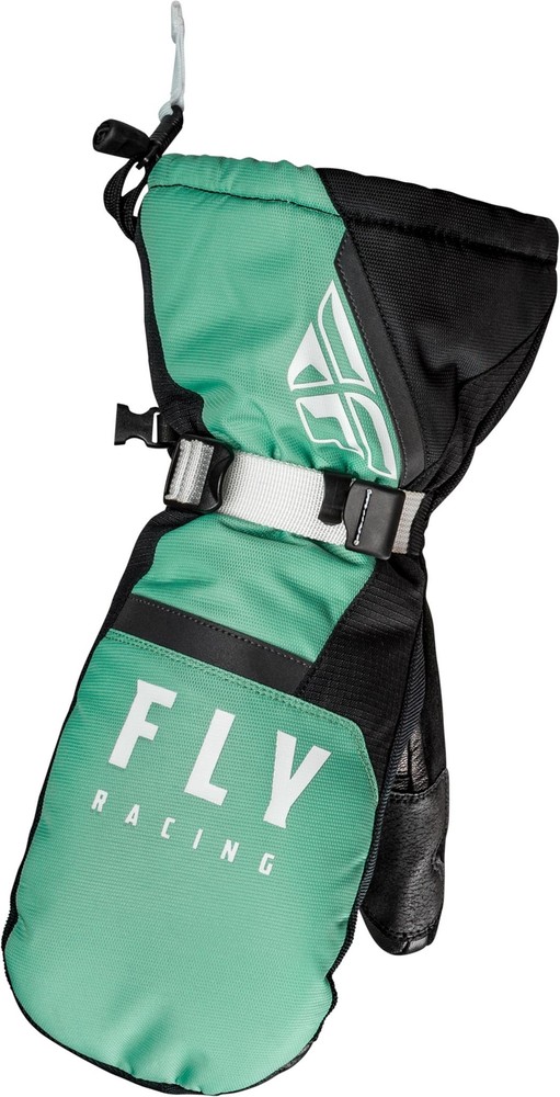 Cascade Mittens Black/Mint Lg