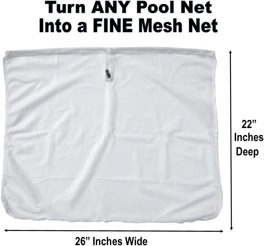 Fine Mesh Pool Net Insert Collects Sand Pollen Tree Dust Tiny Bugs