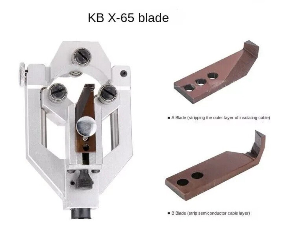 High Voltage Cable Peeler Semiconductor Layer Insulation Wire Stripper KBX-65
