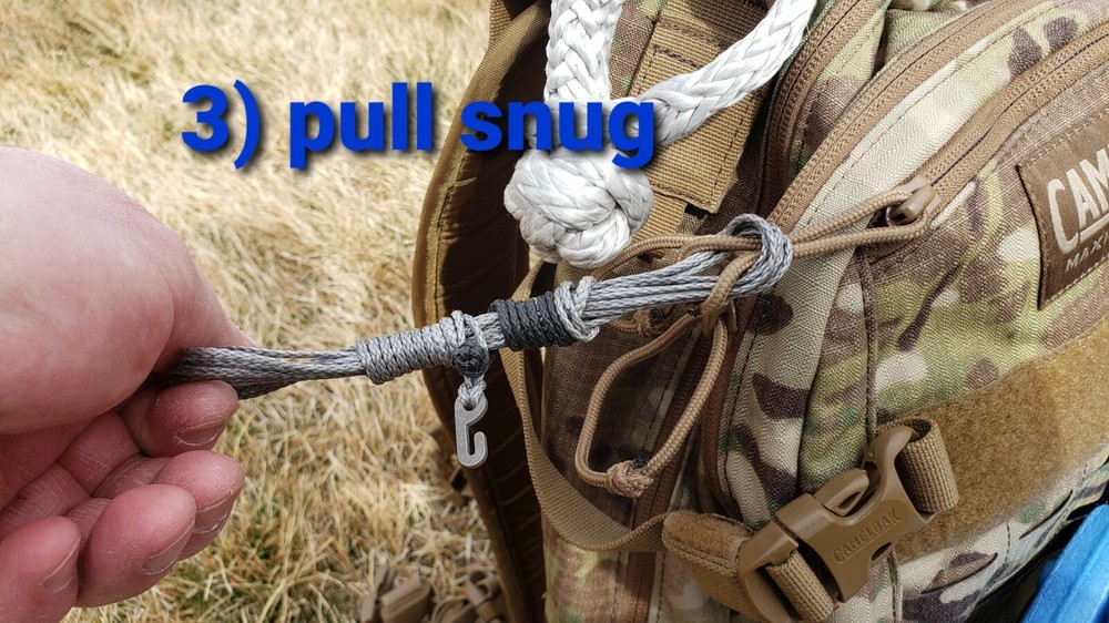 pack hanger dyneema and titanium pack hanger