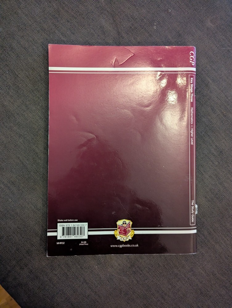 CGP Key Stage Three Mathematics Higher Level -the Study Guide