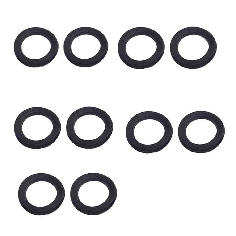 Replacement Rubber Washers for 1 Spinlock Dumbbell Nut Black 10pcs Pack