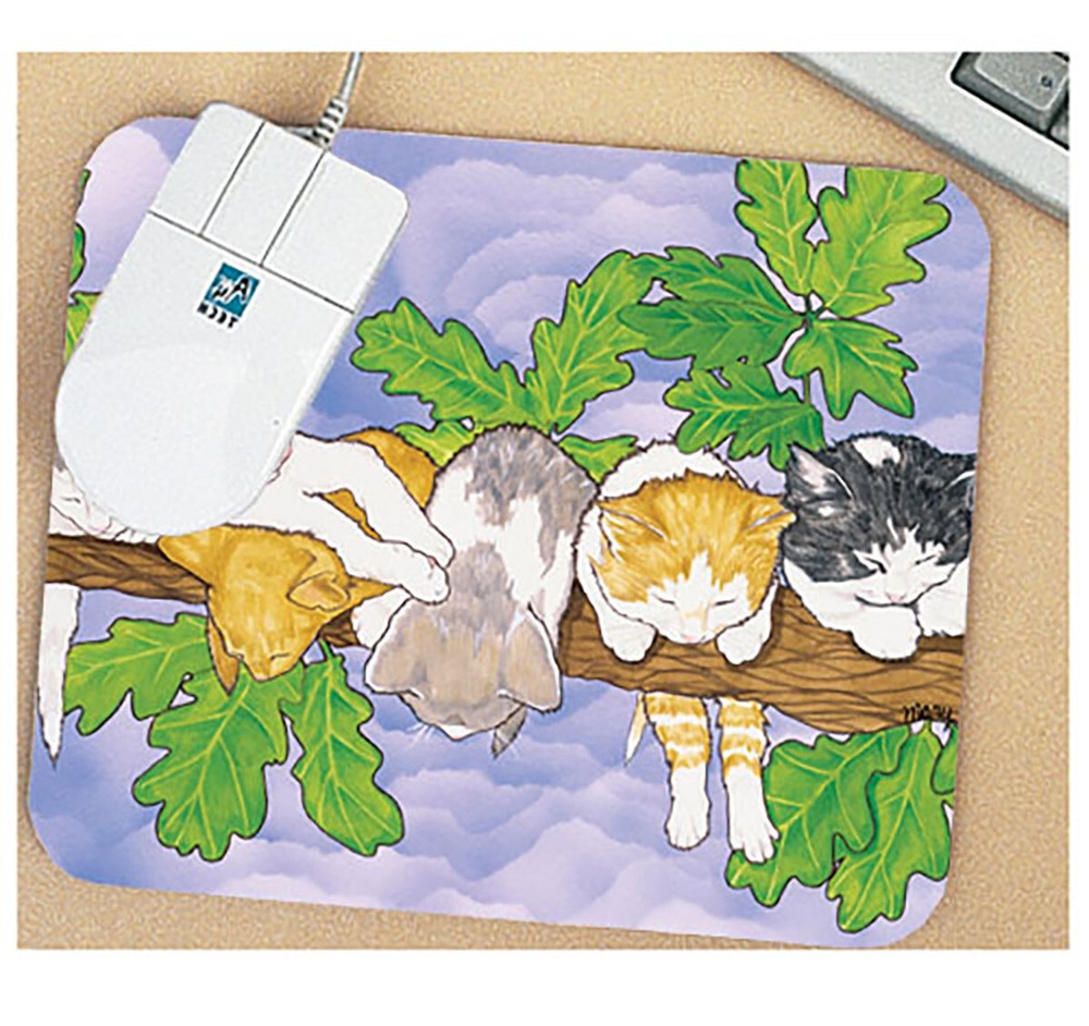 Cat Out on a Limb Kitties Mouse Pad