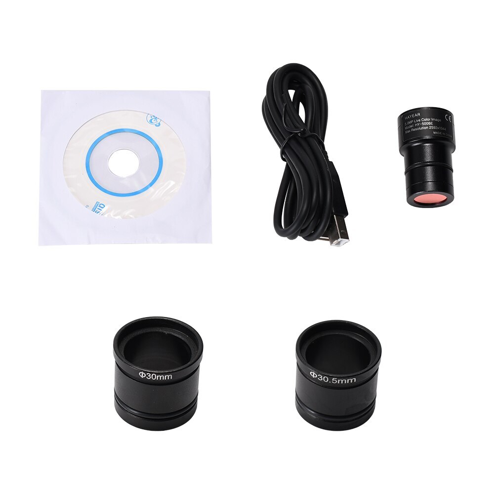 HD USB Electronic Digital Eyepiece 5MP CMOS Microscope Camera Ocular Adapter