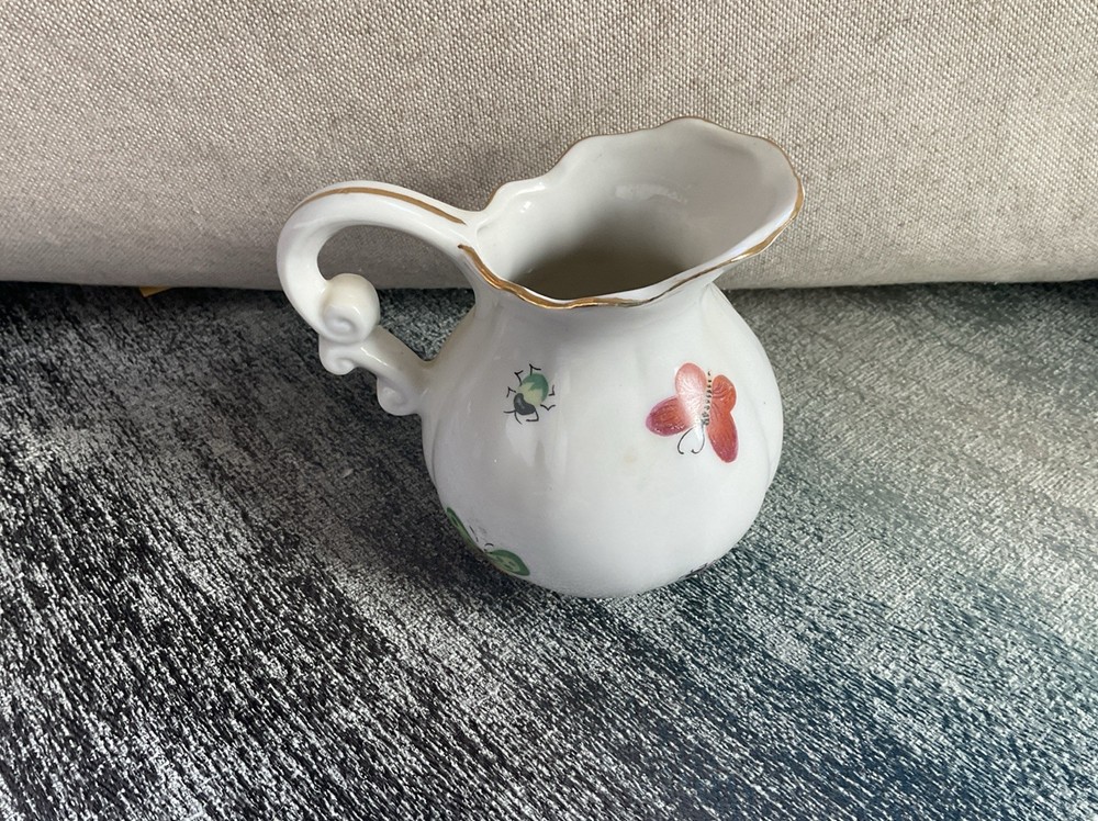 Vintage Old Unique Butterfly Design Creamer