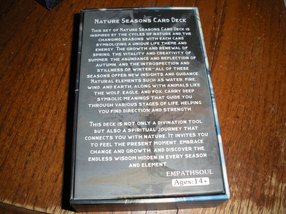 Nature Seasons Card Deck