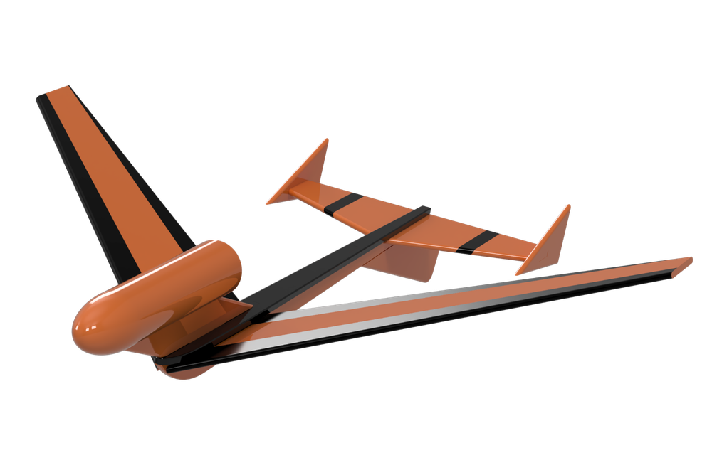 Semroc Flying Model Rocket Kit Hawk KV-65 *New Re-Design*