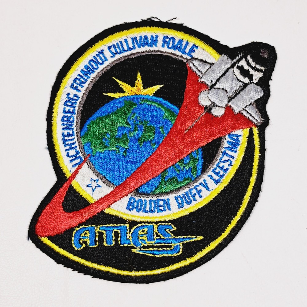 NASA STS-45 Atlantis Shuttle Mission Flight Astronaut Crew Space Patch