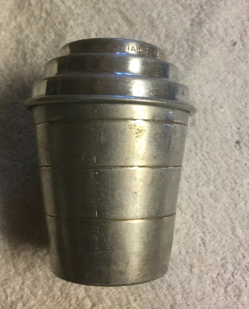 Vintage Marathon Aluminum Measuring Cup