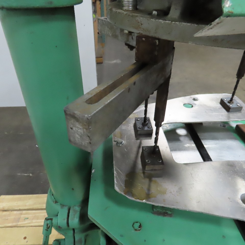 Buffalo No. 18 Drill Press 110V 1Ph Thrift Master 8 Position Multi Spindle Head