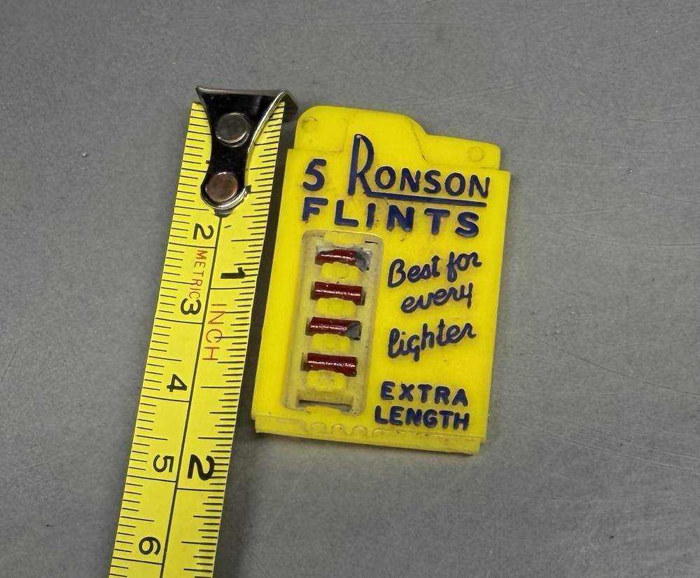 Vintage Ronson Lighter Flints ~ 4 Left In Package